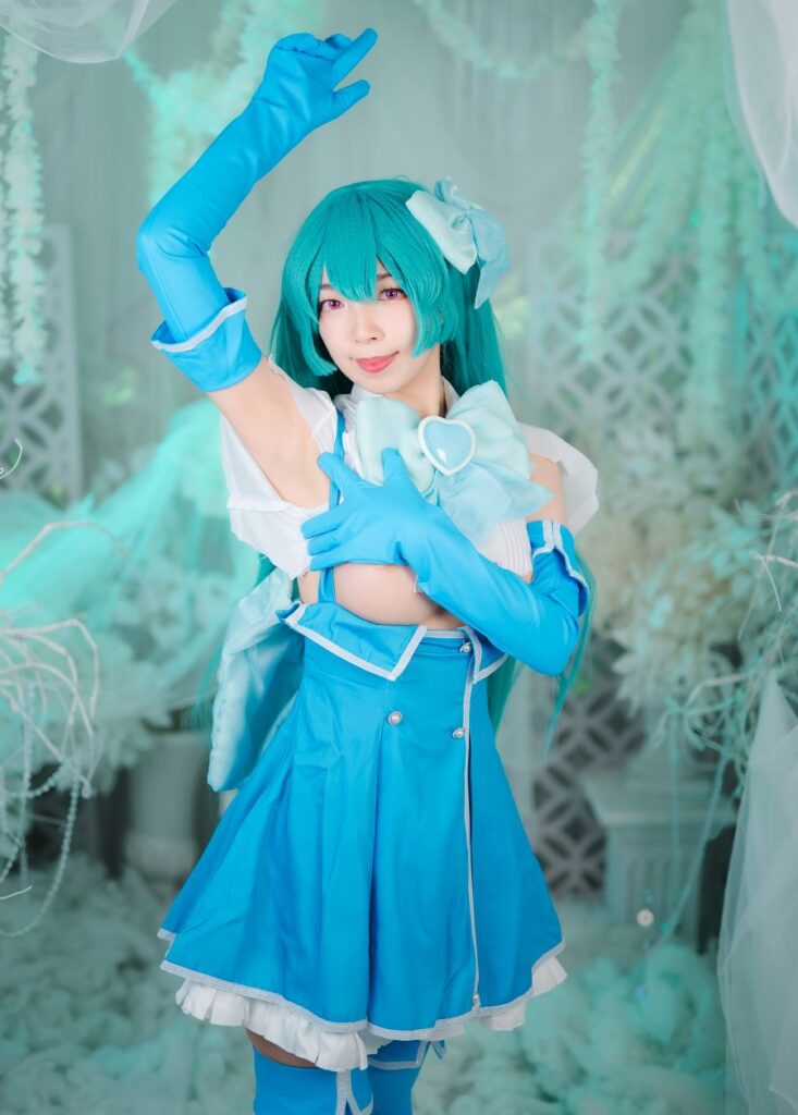 สาวไทยโชว์ลุคสุดคิ้วท์ในชุดคอสเพลย์ Azul จากอนิเมะ Mahou Shoujo ni Akogarete 6 Azul Mahou Shoujo ni Akogarete Cosplay by Unicorn Cosplay