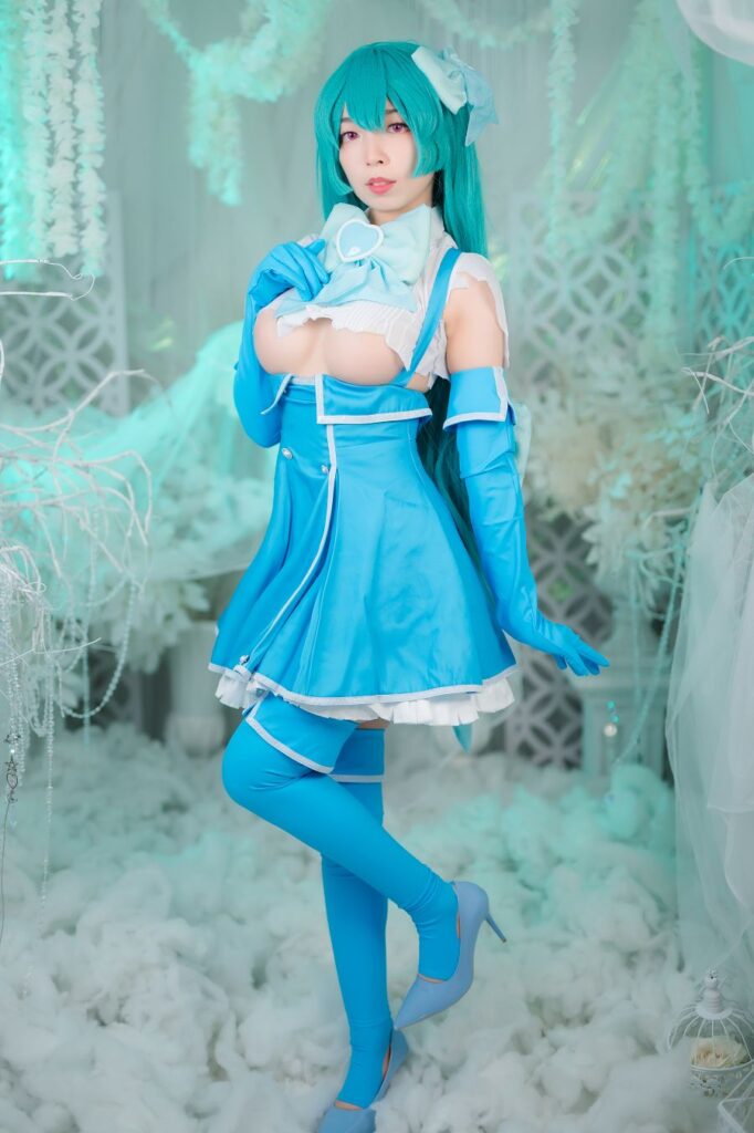 สาวไทยโชว์ลุคสุดคิ้วท์ในชุดคอสเพลย์ Azul จากอนิเมะ Mahou Shoujo ni Akogarete 7 Azul Mahou Shoujo ni Akogarete Cosplay by Unicorn Cosplay