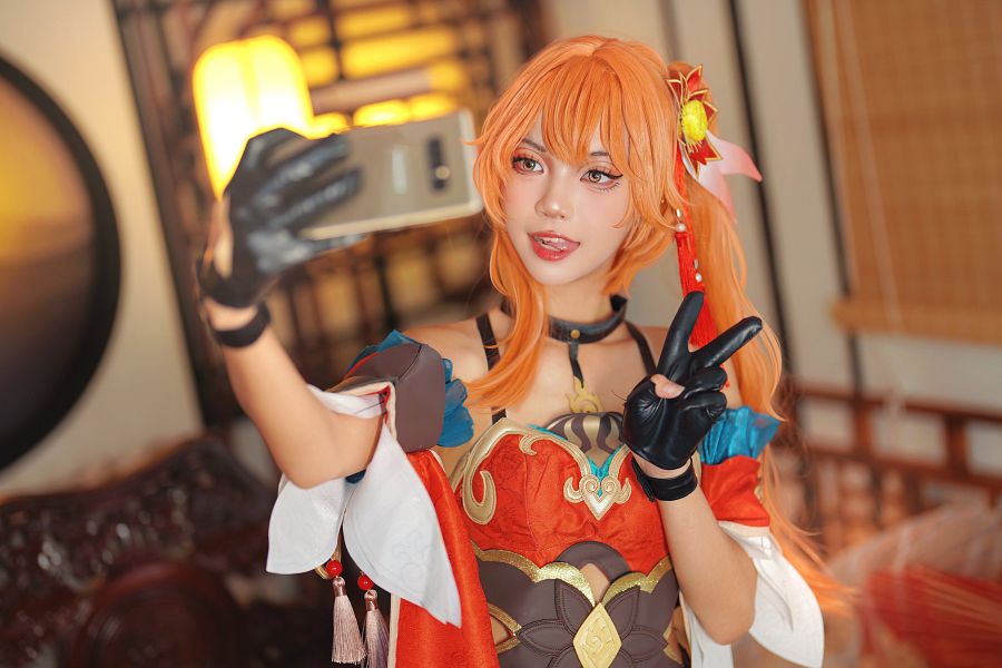 คุณยูริฝากผลงานคอสเพลย์เป็น Guinaifen จาก Honkai: Star Rail 7 Guinaifen Honkai: Star Rail Cosplay by Yuri