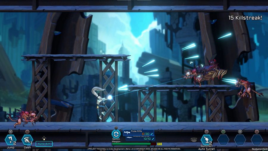 เปิดตัว PROJECT TACHYON เกม Run-and-gun Shooter กราฟิกสวยงาม 7 PROJECT TACHYON Announced