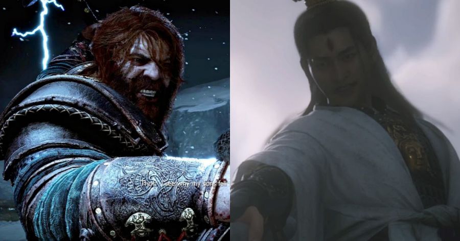 5 องค์ประกอบที่ Black Myth: Wukong คล้ายคลึงกับ God of War Ragnarök 4 5 Similarities Between Black Myth: Wukong & God of War Ragnarök