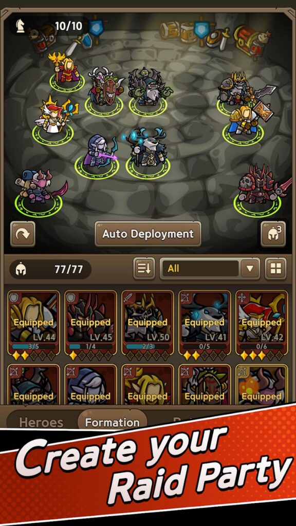 Kingdom Raiders รวมทีมฮีโร่ออกผจญภัยแบบ Idle 6 Kingdom Raiders Launches