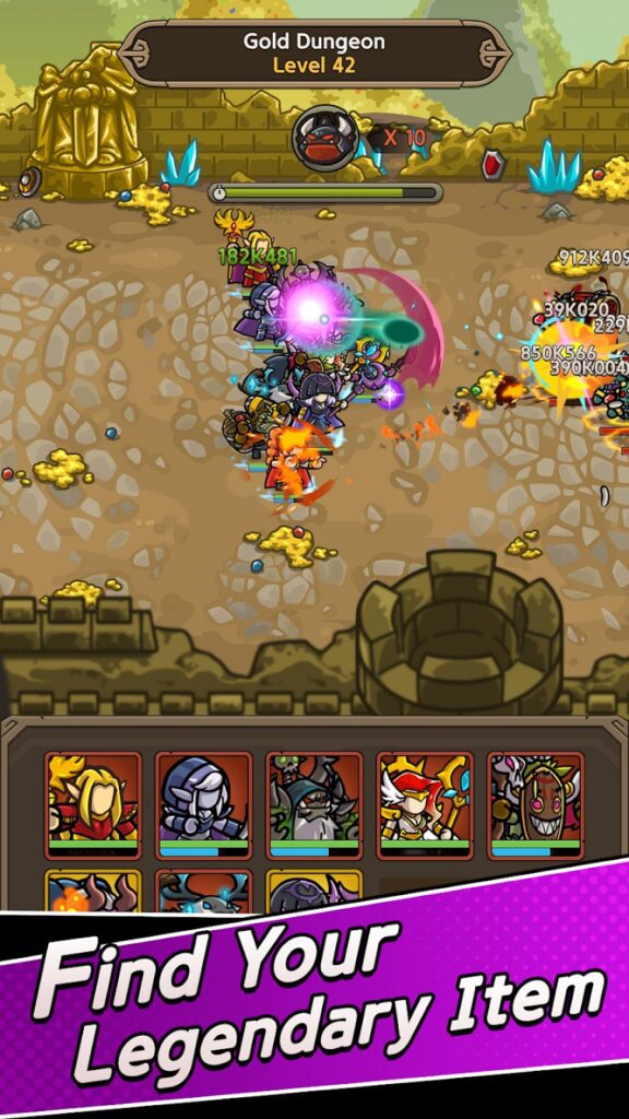 Kingdom Raiders รวมทีมฮีโร่ออกผจญภัยแบบ Idle 8 Kingdom Raiders Launches