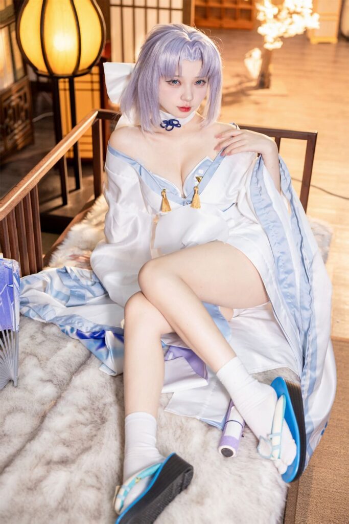 สาวแซ่บคอสเพลย์เป็น Yumi จาก Senran Kagura 6 Yumi Senran Kagura Cosplay by hualingqwq
