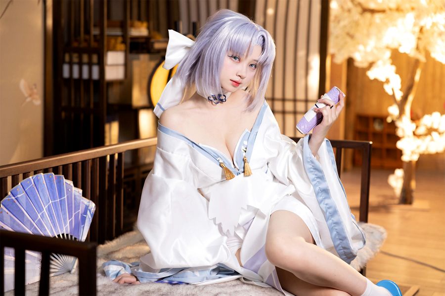 สาวแซ่บคอสเพลย์เป็น Yumi จาก Senran Kagura 9 Yumi Senran Kagura Cosplay by hualingqwq