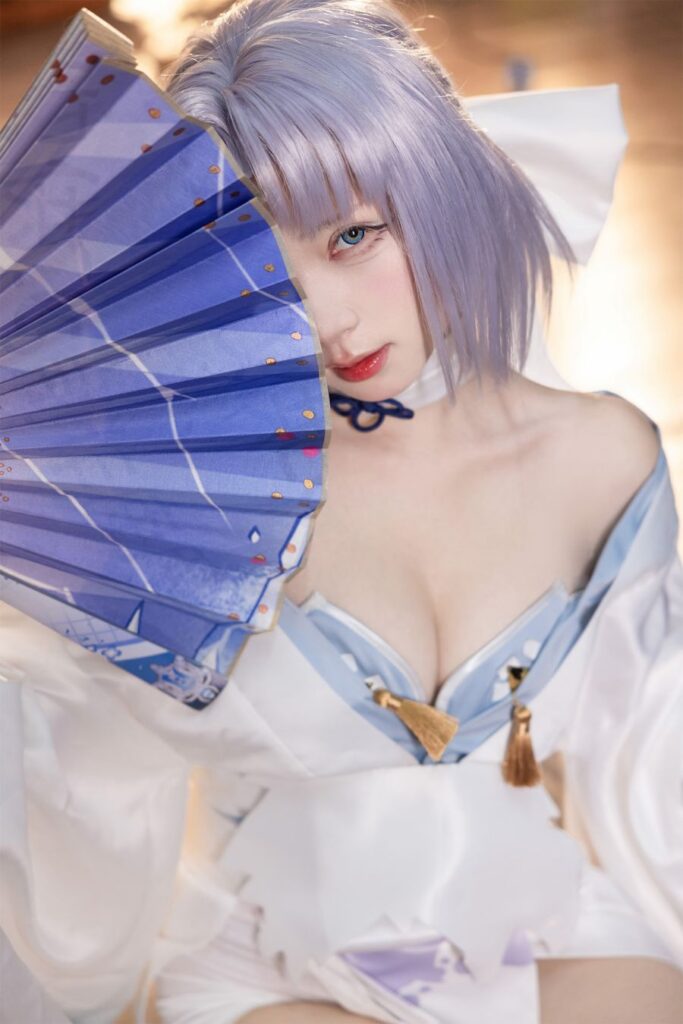 สาวแซ่บคอสเพลย์เป็น Yumi จาก Senran Kagura 10 Yumi Senran Kagura Cosplay by hualingqwq