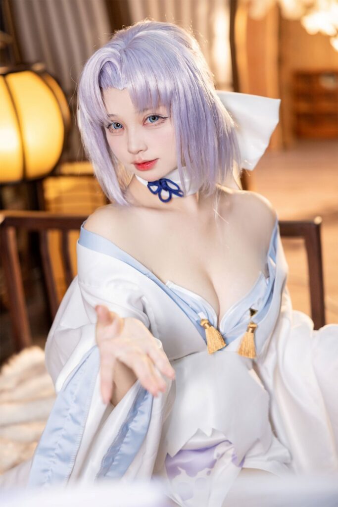 สาวแซ่บคอสเพลย์เป็น Yumi จาก Senran Kagura 11 Yumi Senran Kagura Cosplay by hualingqwq