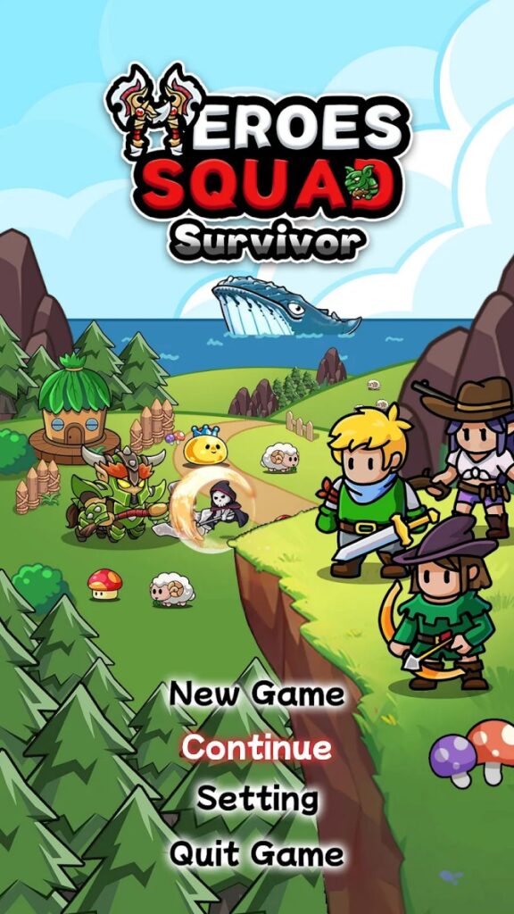 Heroes Squad: Survivor รวบรวมฮีโร่สุดคิ้วท์ออกผจญภัยในโลกกว้างบนมือถือ 4 Heroes Squad: Survivor Announced