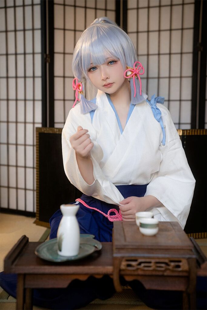 Ayaka Genshin Impact Cosplay by Eriri