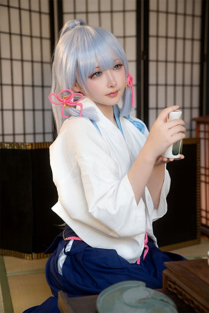 Ayaka Genshin Impact Cosplay by Eriri