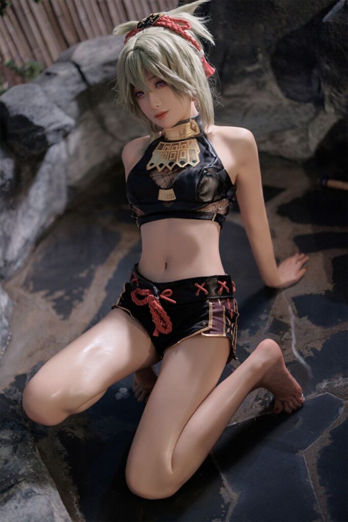 คอสเพลย์ Kuki Shinobu จาก Genshin Impact ในเวอร์ชั่นเซ็กซี่ 2 Shinobu Genshin Impact Cosplay by Dolly48226855