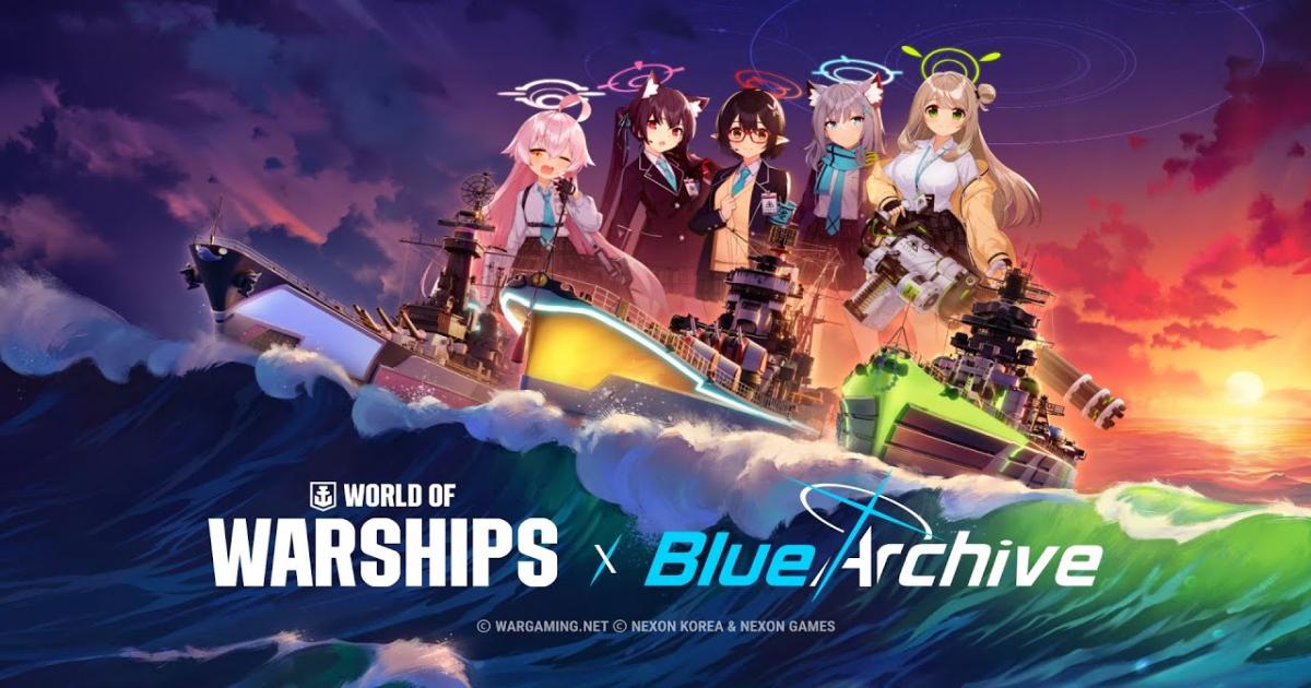Blue Archive ร่วมออกรบบน World of Warships ในเดือนสิงหาคมนี้ 1 Blue Archive in World of Warships Feature