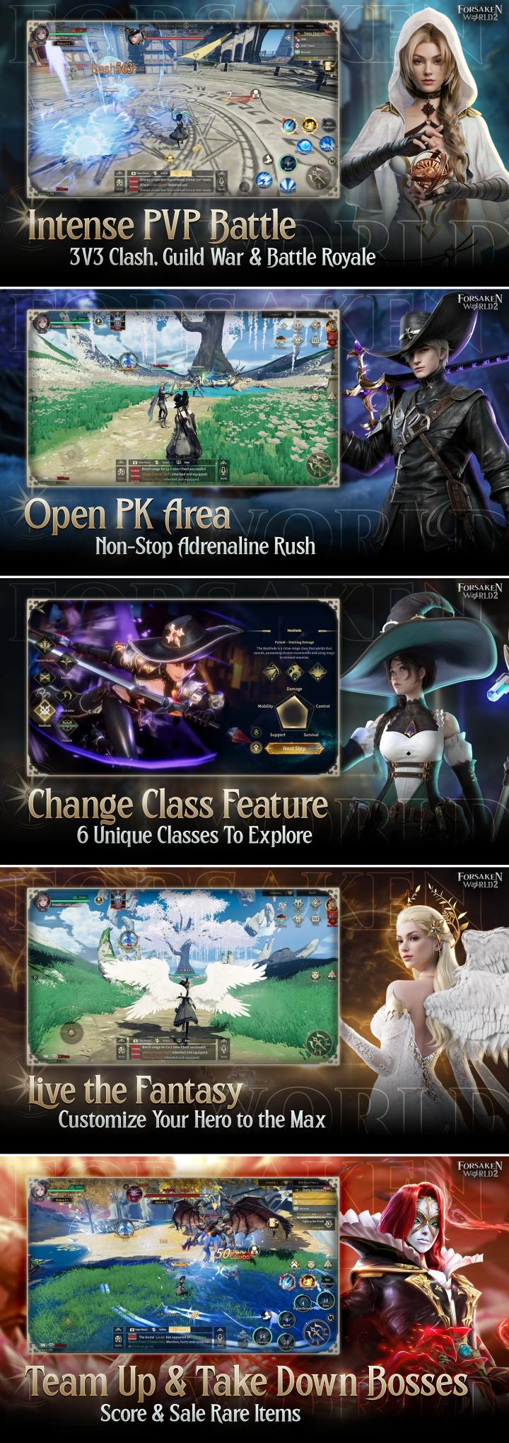 'Forsaken World 2' เปิดให้บริการทั้ง iOS/Android ในแดนสยามแล้ว 5 'Forsaken World 2' เปิดให้บริการทั้ง iOS/Android ในแดนสยามแล้ว