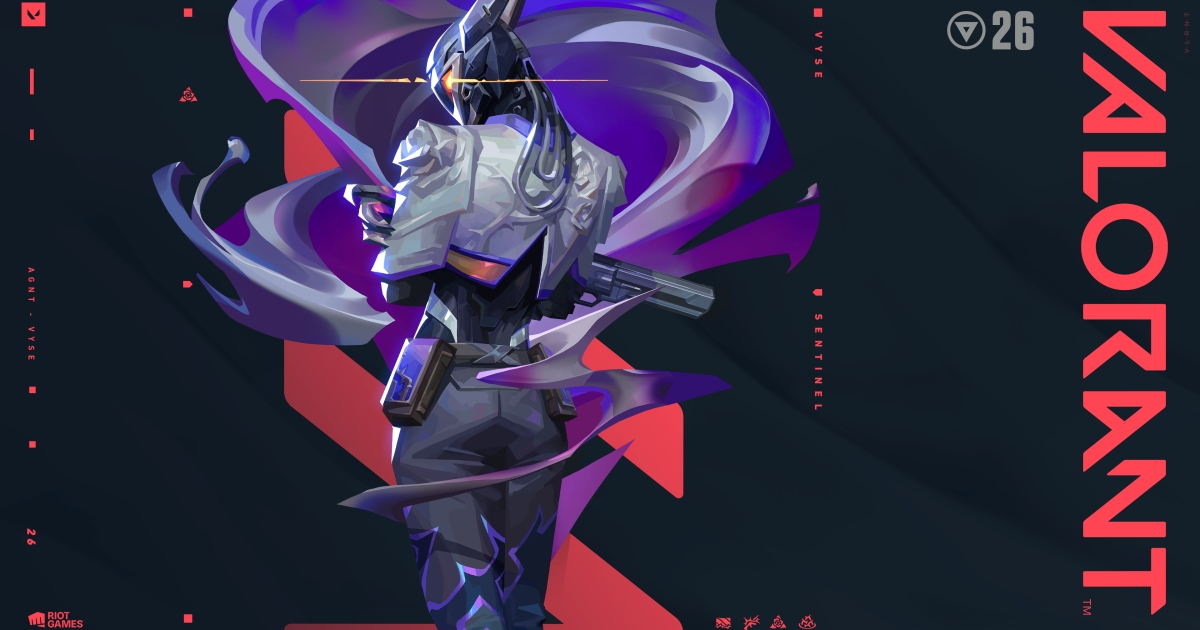 VALORANT เปิดตัว VYSE เอเจนท์ Sentinel คนใหม่ที่พร้อมดักจับศัตรูด้วยโลหะ! 1 VALORANT เปิดตัว VYSE เอเจนท์ Sentinel คนใหม่ที่พร้อมดักจับศัตรูด้วยโลหะ!