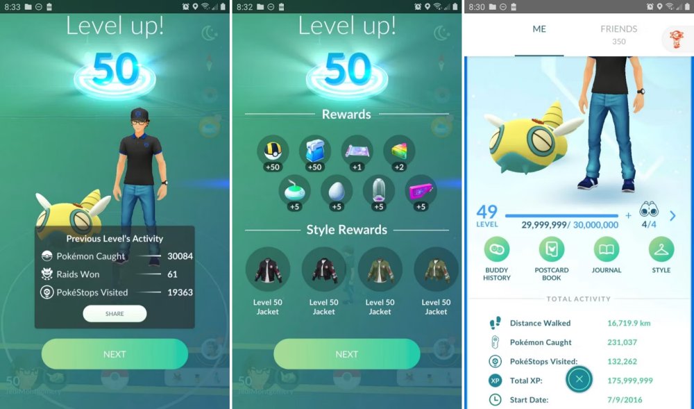 ผู้เล่น Pokémon GO เล่นจนเลเวล MAX โดยไม่เติมเงินเลยแม้แต่บาทเดียว 2 ผู้เล่น Pokémon GO เล่นจนเลเวล MAX โดยไม่เติมเงินเลยแม้แต่บาทเดียว
