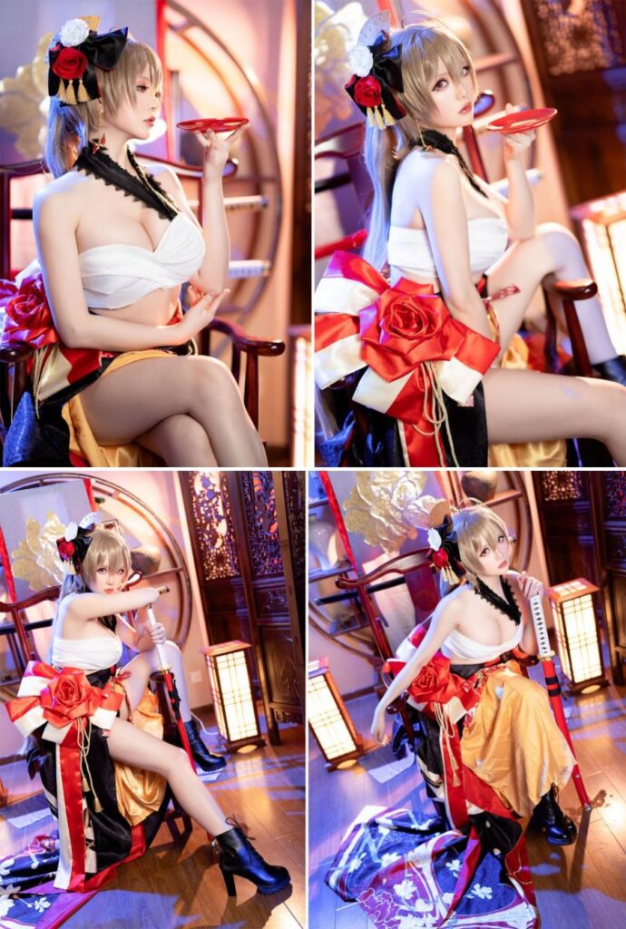 คอสเพลย์ Jean Bart จาก Azur Lane ระดับเกือบ 18+ 6 คอสเพลย์ Jean Bart จาก Azur Lane ระดับเกือบ 18+
