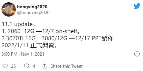 เผยกำหนดวันวางจำหน่ายของ RTX 2060, RTX 3070 Ti และ RTX 3080 รุ่นใหม่ 2 เผยกำหนดวันวางจำหน่ายของ RTX 2060, RTX 3070 Ti และ RTX 3080 รุ่นใหม่