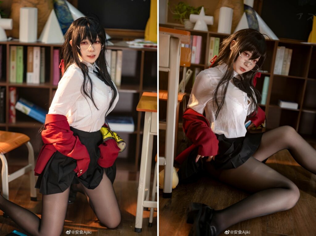 คอสเพลย์ Taihou จาก Azur Lane ในชุดนักเรียนแอบแซ่บ 3 คอสเพลย์ Taihou จาก Azur Lane ในชุดนักเรียนแอบแซ่บ