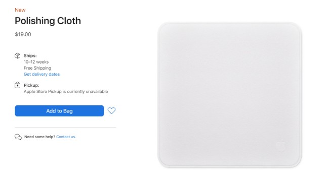 ยอดขายผ้าเช็ดรอยจาก Apple ดีกว่าที่คาดเอาไว้