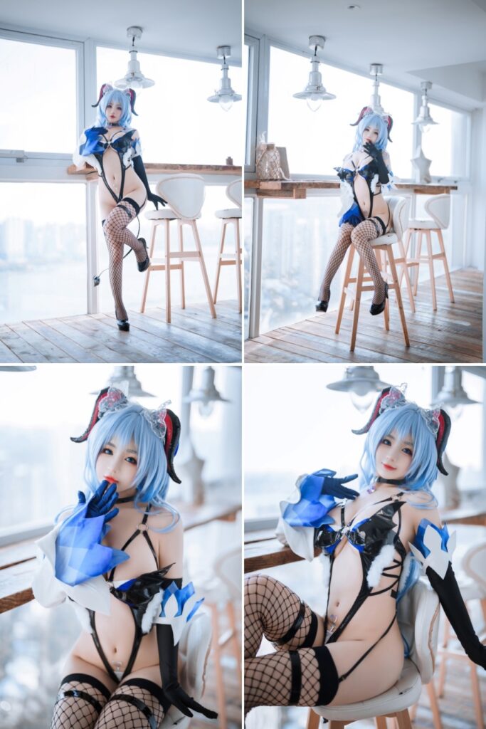 คอสเพลย์ Ganyu เวอร์ชั่น Succubus สุดแจ่ม 6 คอสเพลย์ Ganyu เวอร์ชั่น Succubus สุดแจ่ม