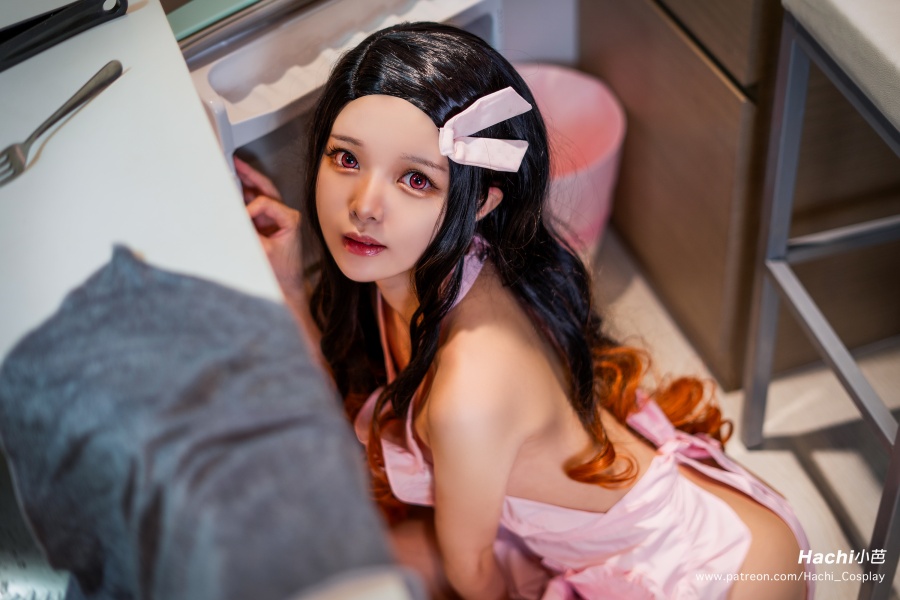 ไม่พิฆาตแล้วอสูร! คอสเพลย์ Nezuko ในชุดผ้ากันเปื้อนสุดร้อนแรง 4 ไม่พิฆาตแล้วอสูร! คอสเพลย์ Nezuko ในชุดผ้ากันเปื้อนสุดร้อนแรง