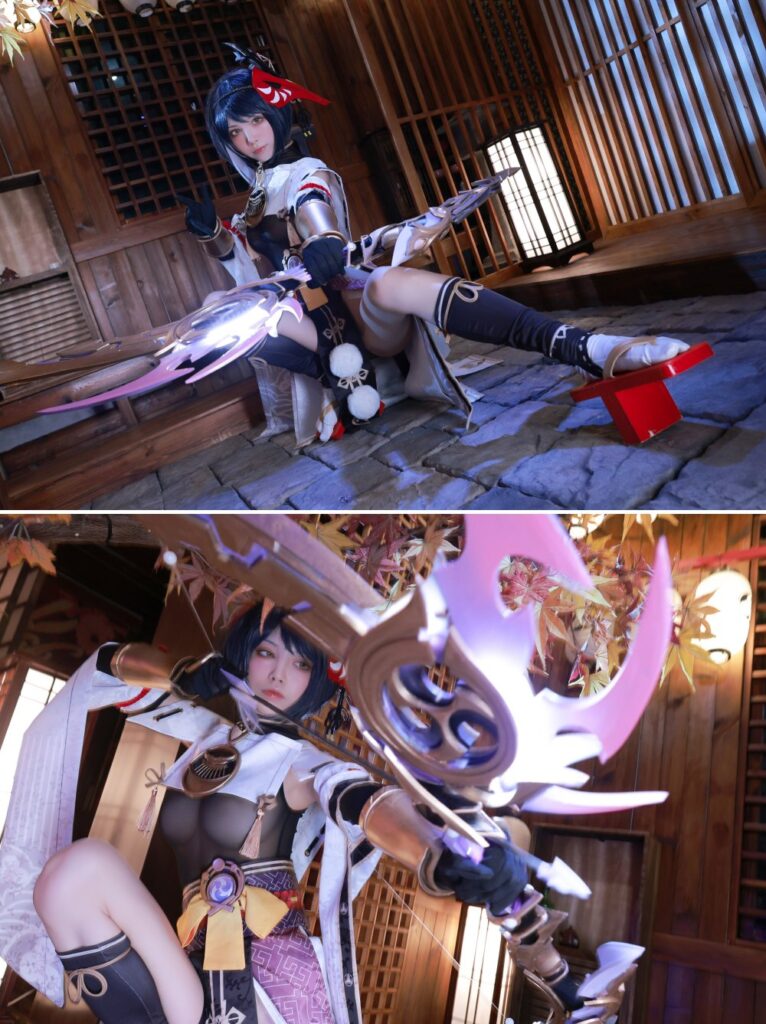 Aqua แปลงโฉมเป็น Sara จาก Genshin Impact ที่ทั้งเท่ทั้งแซ่บ