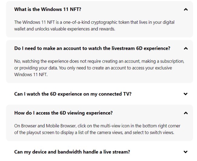 Microsoft จัดไลฟ์สตรีมต้อนรับการมาถึงของระบบใหม่ด้วยการแจก Windows 11 NFT 2 Microsoft จัดไลฟ์สตรีมต้อนรับการมาถึงของระบบใหม่ด้วยการแจก Windows 11 NFT