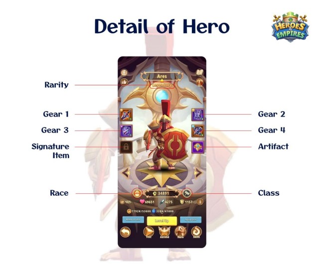 แนะนำภาพรวมของเกม Heroes & Empires 12 แนะนำภาพรวมของเกม Heroes & Empires