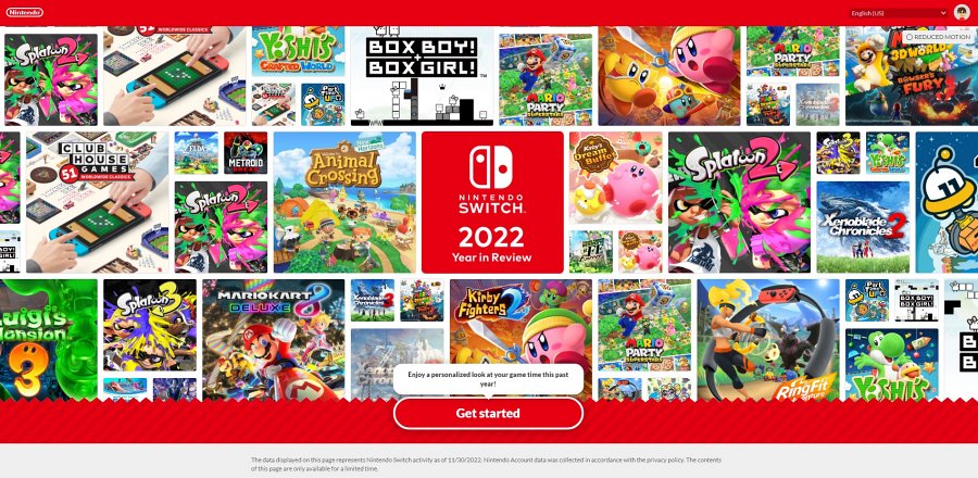 Nintendo เปิดให้ผู้เล่นใช้งานระบบ ‘Switch Year in Review 2022’ 2 Nintendo เปิดให้ผู้เล่นใช้งานระบบ ‘Switch Year in Review 2022’