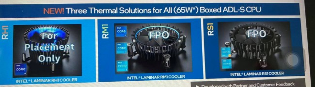 Intel Alder Lake อาจเปลี่ยนพัดลมระบายความร้อนที่จะติดมากับตัวซีพียู 2 Intel Alder Lake อาจเปลี่ยนพัดลมระบายความร้อนที่จะติดมากับตัวซีพียู