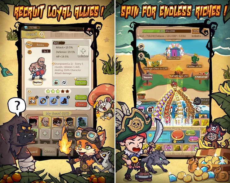 Island: King of Survival เกมมือถือเอาชีวิตรอดสุดป่วน ! หมุนวงล้อรัว ๆ เปลี่ยนเกาะร้าง เป็นเกาะหรู ! 4 Island: King of Survival