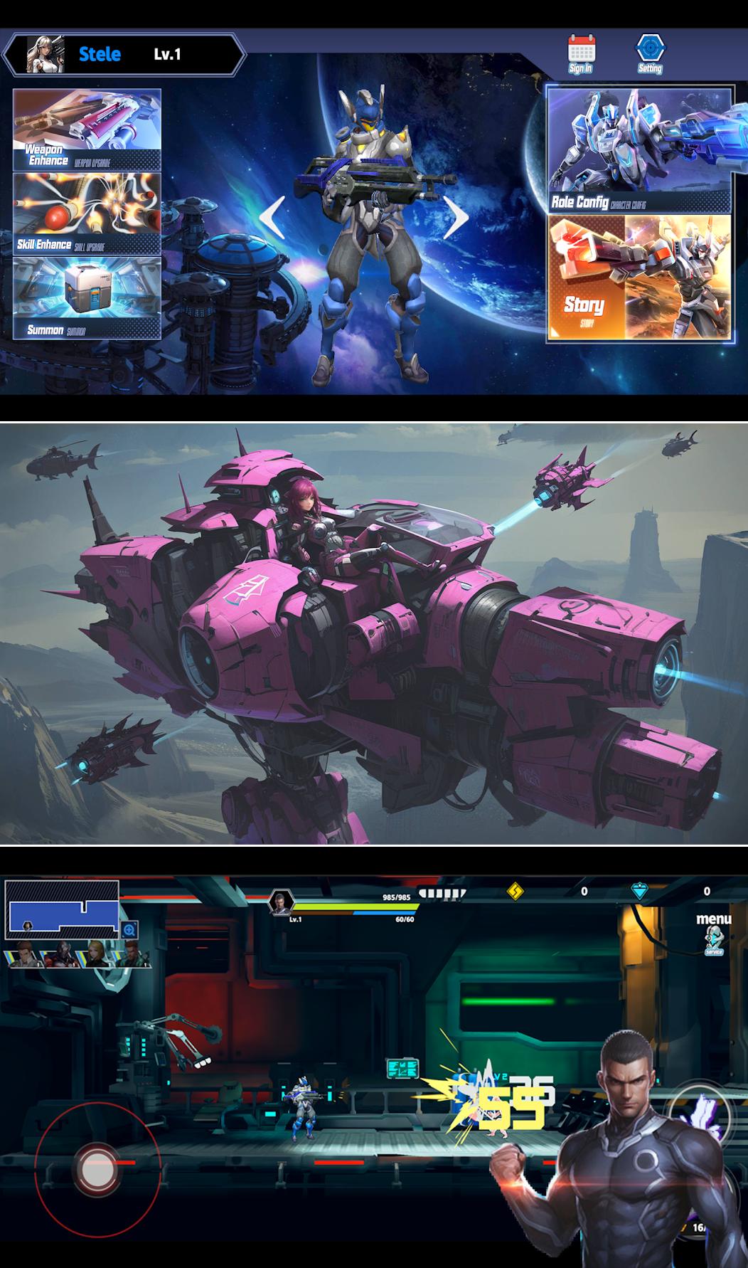CybeRrobotGunFight เปิดให้บริการบนสโตร์ไทยแล้ว 3 CybeRrobotGunFight