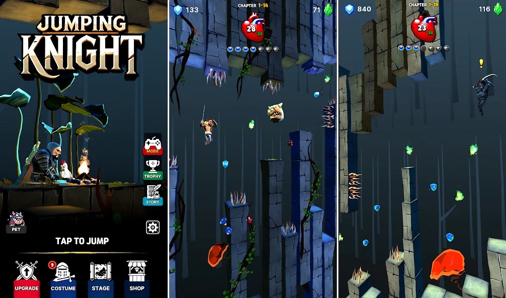Jumping Knight เปิด Early Access บนสโตร์ไทยแล้ว 4 Jumping Knight