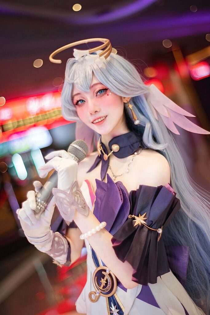 คุณมินาโกะ กับผลงานคอสเพลย์ Robin สุดน่ารักจาก Honkai: Star Rail 5 Robin Honkai: Star Rail Cosplay by Minako