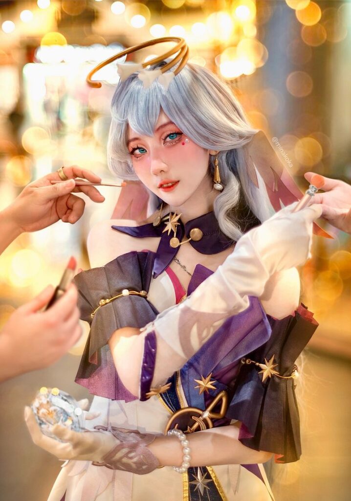 คุณมินาโกะ กับผลงานคอสเพลย์ Robin สุดน่ารักจาก Honkai: Star Rail 7 Robin Honkai: Star Rail Cosplay by Minako