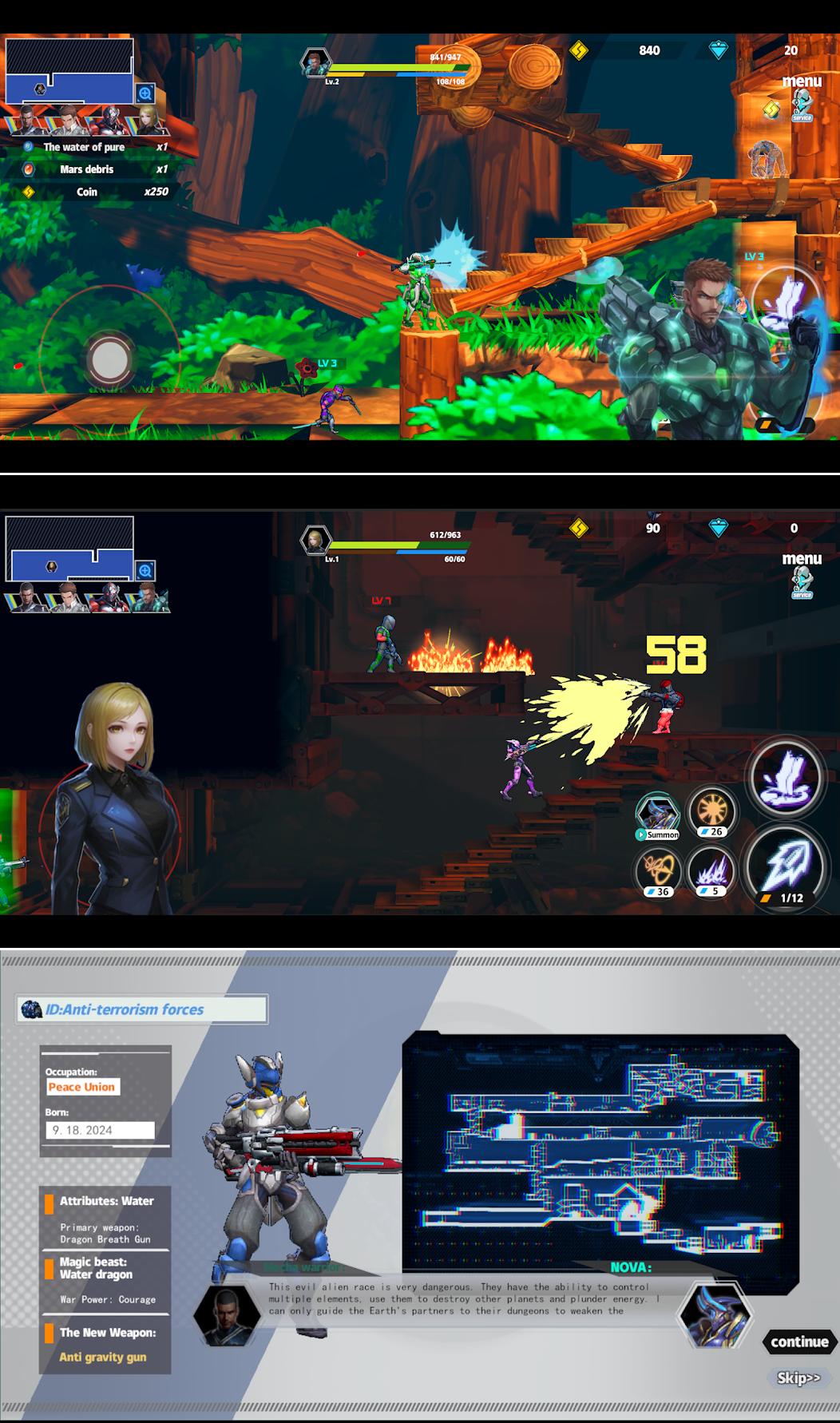 CybeRrobotGunFight เปิดให้บริการบนสโตร์ไทยแล้ว 4 CybeRrobotGunFight