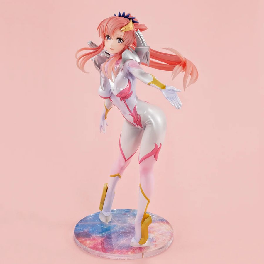 ฟิกเกอร์ Lacus จาก Mobile Suit Gundam Seed FREEDOM ในชุดนักบินรัดติ้ว 2 New Lacus Clyne Mobile Suit Gundam Seed FREEDOM Figure in Pilot Suit