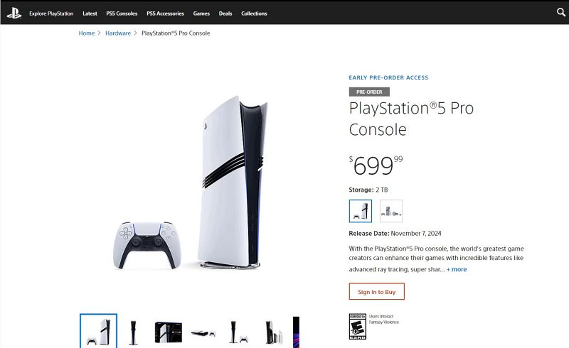 ยอดสั่งจอง PS5 Pro ในตะวันตกไม่ดีเท่าไหร่นัก 2 PS5 Pro Pre-orders Underwhelming in West