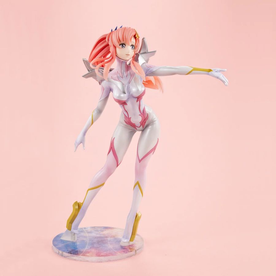 ฟิกเกอร์ Lacus จาก Mobile Suit Gundam Seed FREEDOM ในชุดนักบินรัดติ้ว 3 New Lacus Clyne Mobile Suit Gundam Seed FREEDOM Figure in Pilot Suit