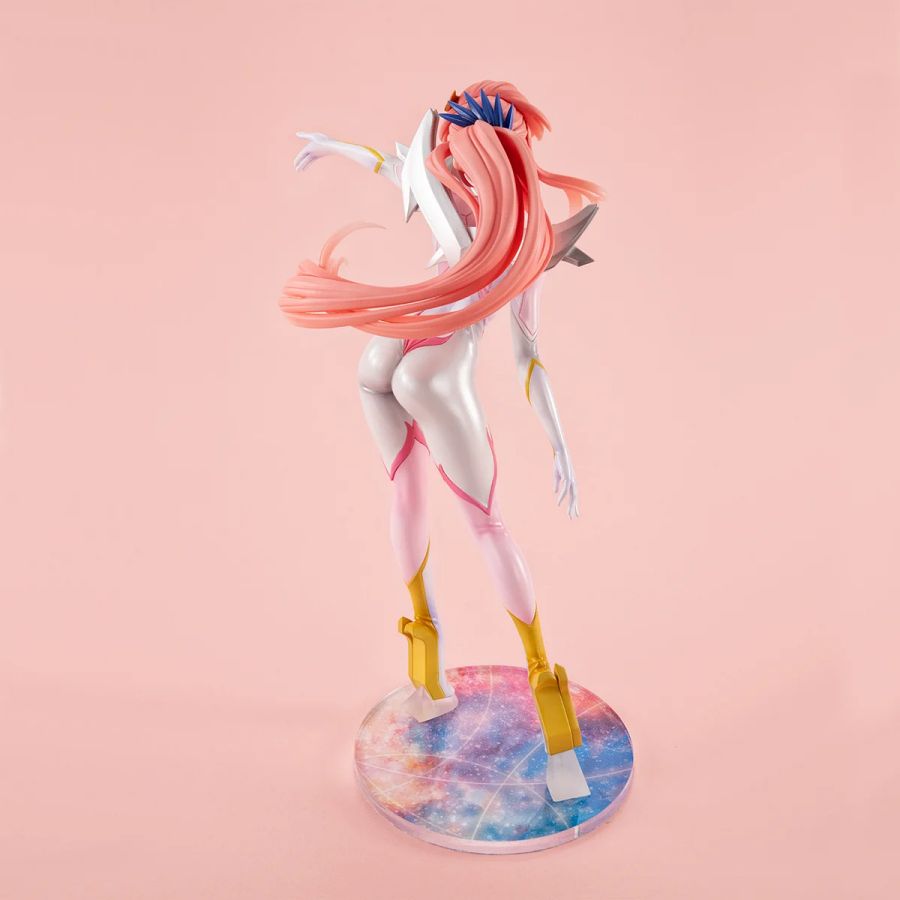 ฟิกเกอร์ Lacus จาก Mobile Suit Gundam Seed FREEDOM ในชุดนักบินรัดติ้ว 4 New Lacus Clyne Mobile Suit Gundam Seed FREEDOM Figure in Pilot Suit