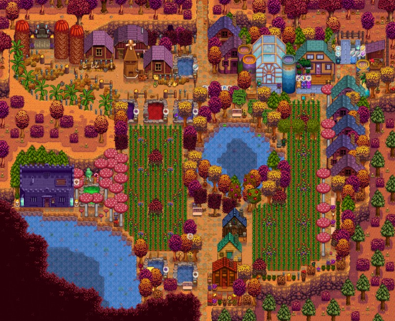 สื่อนอกจัดอันดับฟาร์มใน Stardew Valley 5 Stardew Valley Farms Ranked
