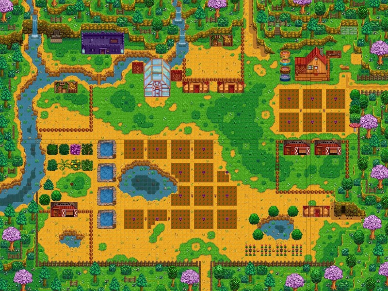 สื่อนอกจัดอันดับฟาร์มใน Stardew Valley 8 Stardew Valley Farms Ranked