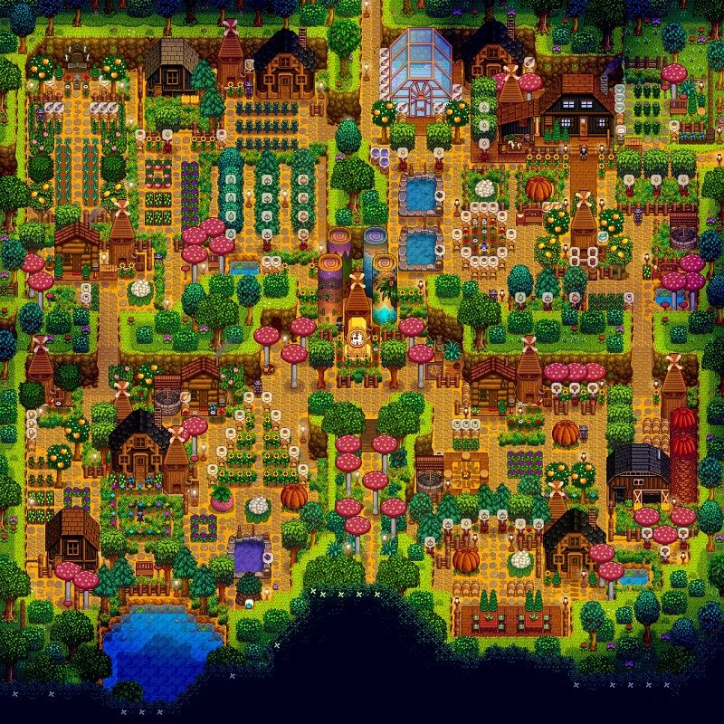 สื่อนอกจัดอันดับฟาร์มใน Stardew Valley 9 Stardew Valley Farms Ranked