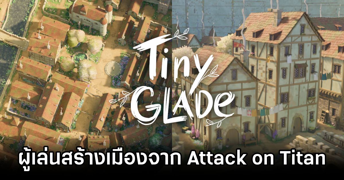 Tiny Glade Players Build Attack on Titan City