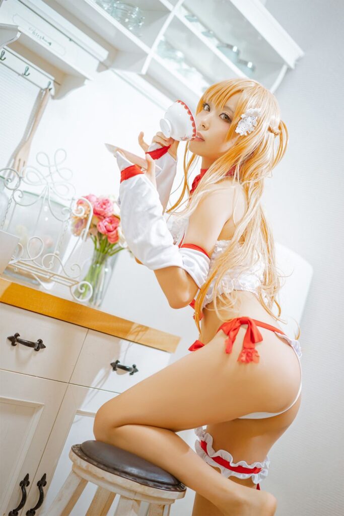 คอสเพลย์ Asuna จาก Sword Art Online ในชุดอยู่บ้านสุดเซ็กซี่ 10 Asuna Sword Art Online Cosplay by celia_aya