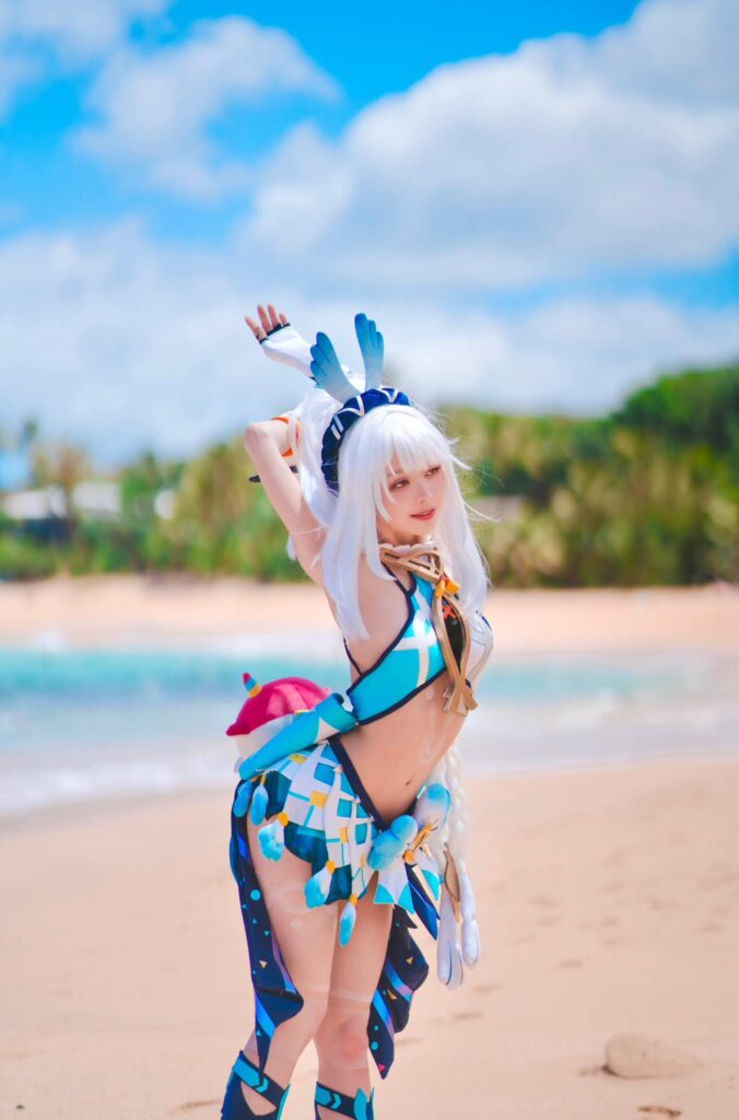 คอสเพลย์ Mualani จาก Genshin Impact โชว์ความสวยงามแบบสาวทะเล 2 Mualani Genshin Impact Cosplay by Arurinh Zekia