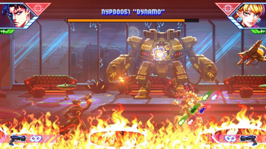 Neon Inferno เกม run-and-gun กราฟิกพิกเซล 2 มิติ 3 Neon Inferno Announced