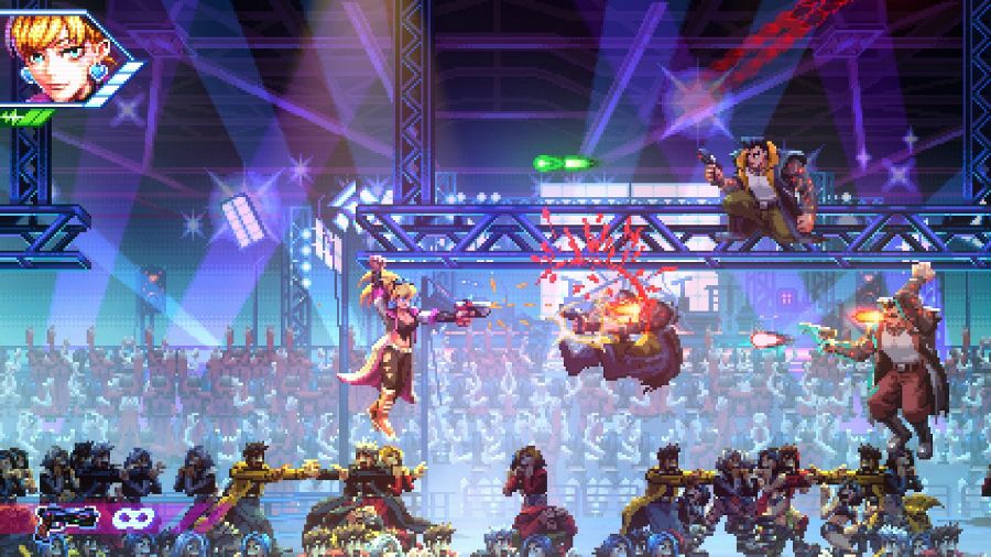 Neon Inferno เกม run-and-gun กราฟิกพิกเซล 2 มิติ 4 Neon Inferno Announced