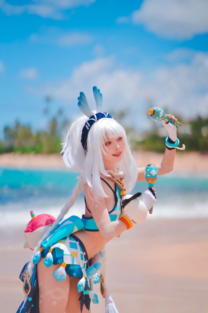 คอสเพลย์ Mualani จาก Genshin Impact โชว์ความสวยงามแบบสาวทะเล 5 Mualani Genshin Impact Cosplay by Arurinh Zekia