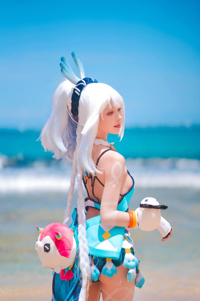 คอสเพลย์ Mualani จาก Genshin Impact โชว์ความสวยงามแบบสาวทะเล 6 Mualani Genshin Impact Cosplay by Arurinh Zekia